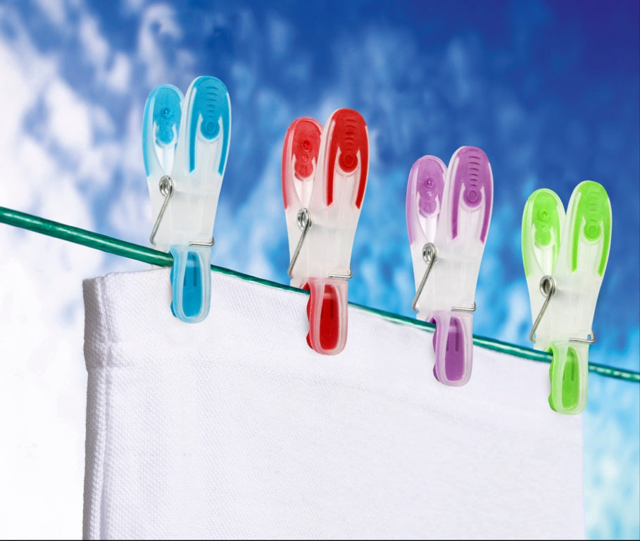 Soft Grip Plastic Clothes Pegs