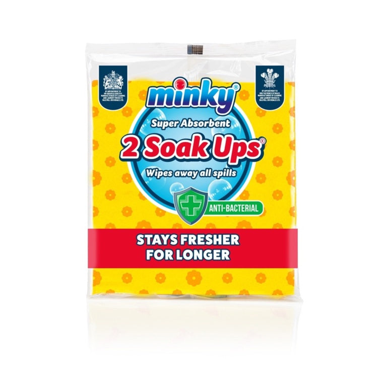 Minky Anti-Bac Soak Ups 2pk