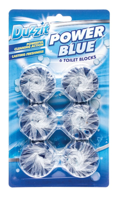 Duzzit Power Blue Toilet Block Cleaner