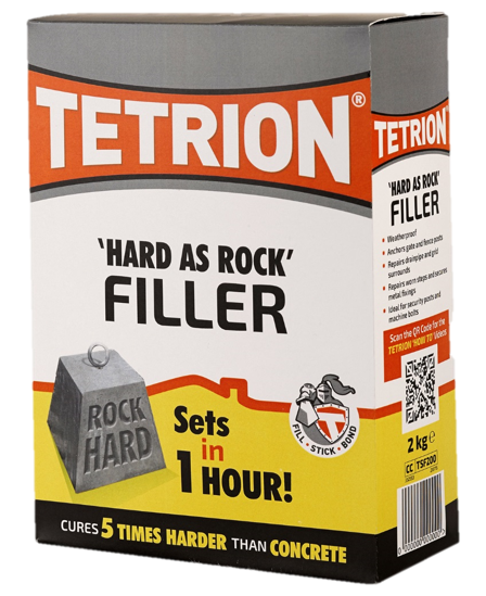 Tetrion Hard As Rocks Masonry Repair Filler 2Kg