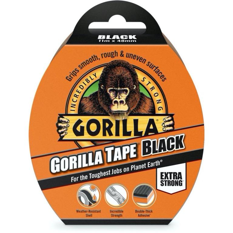 Gorilla Tape Black 11mm x 48mm