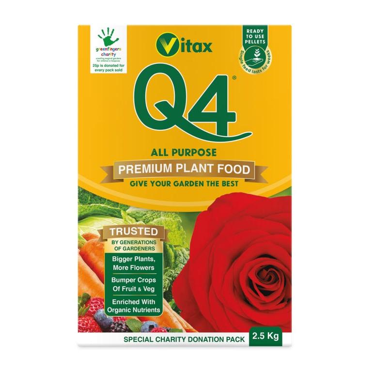 Vitax Q4 FAruit & Vegetable Fertiliser Pelleted 2.5kg