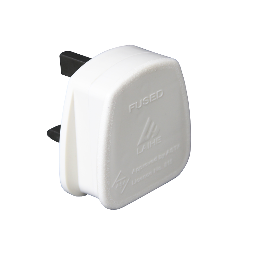 3 Pin BS Plug White 13Amp 250V