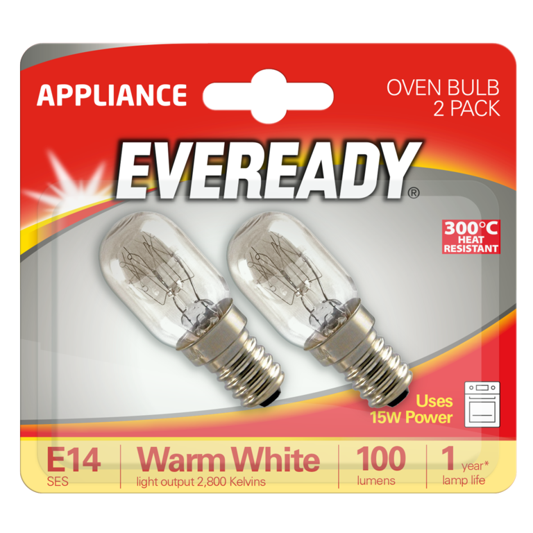 Eveready E14 Oven Lamp 15w SES