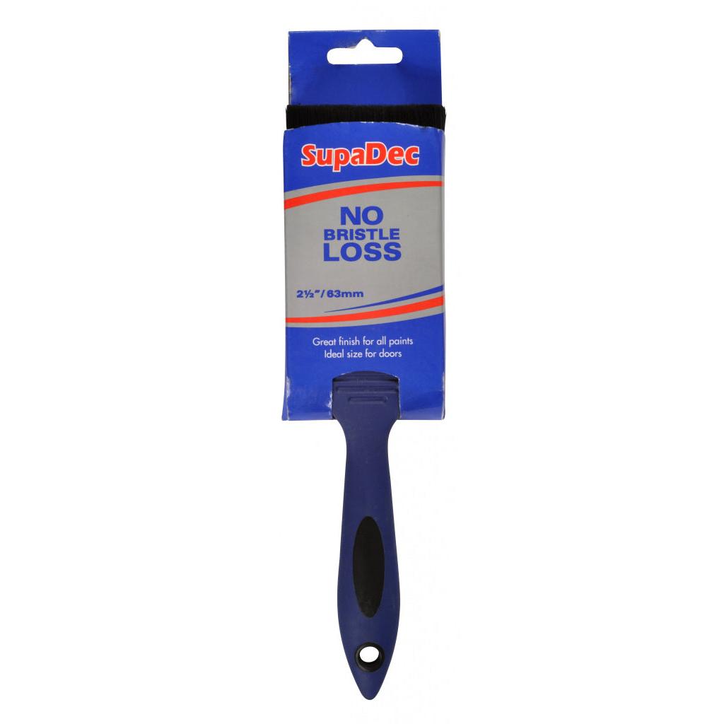 SupaDec No Bristle Loss Paintbrush Brush 63mm