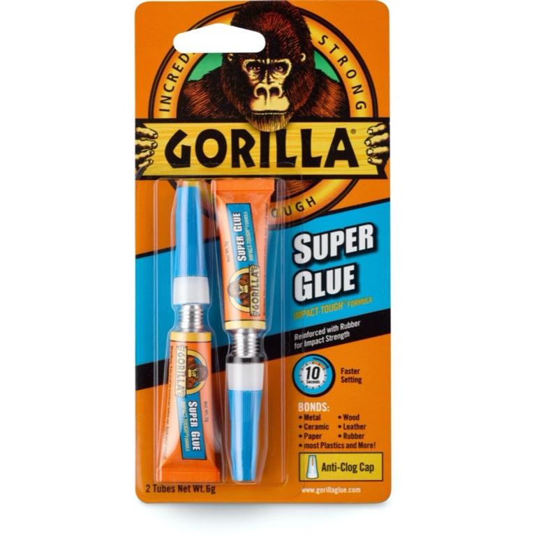 Gorilla Super Glue 2 Tube Pack