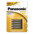 Panasonic AAA Alkaline Batteries 4 Pack