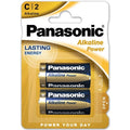 Panasonic Alkaine C/LR14 Battery Twin Pack