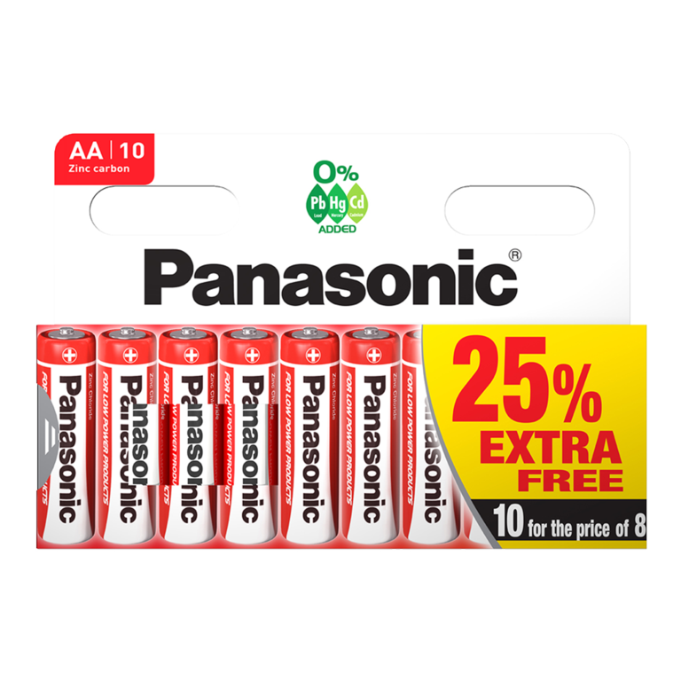 Panasonic AA Batteries Pack 10