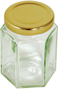 Glass Preserving Jar Hexagonal