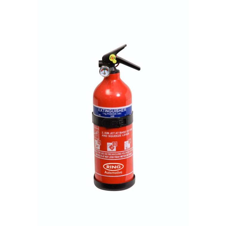 Ring Automotive 1kg ABC Fire Extinguisher (with gauge)