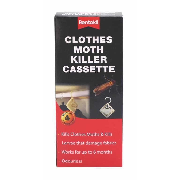 Rentokil Clothes Moth Killer Cassette 4pk