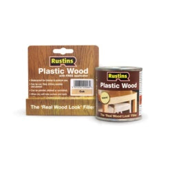 Rustins Plastic Wood Filler Teak 30g