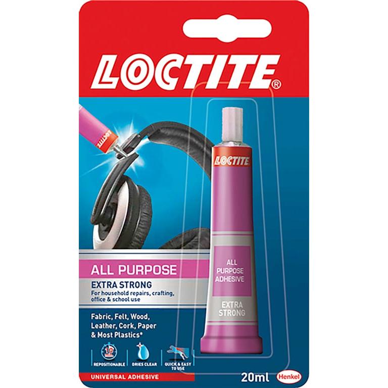 Loctite All Purpose Glue For Larger Surfaces 20ml