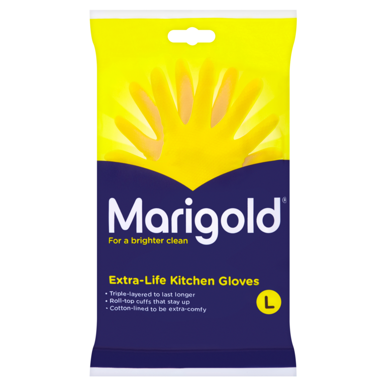 Marigold Kitchen Gloves WashingGlove Size L
