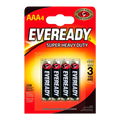 Eveready AAA Super Heavy Duty Batteries 4PK
