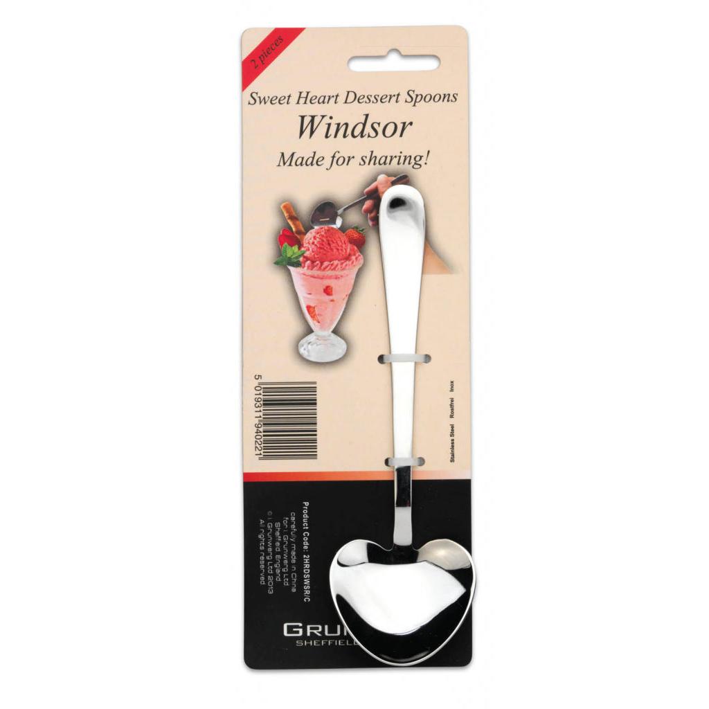 Heart Shaped Dessert Spoon Great For Weddings
