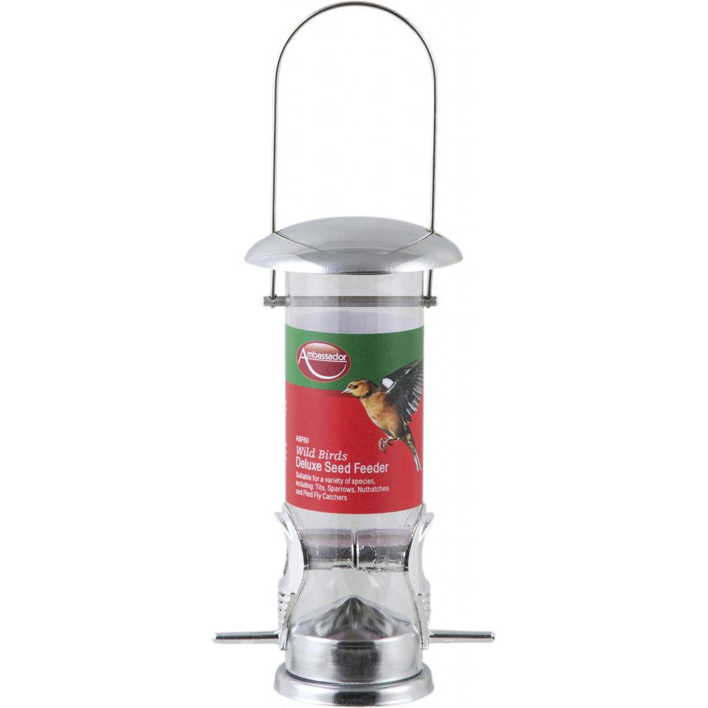 Wild Birds Deluxe Seed Feeder