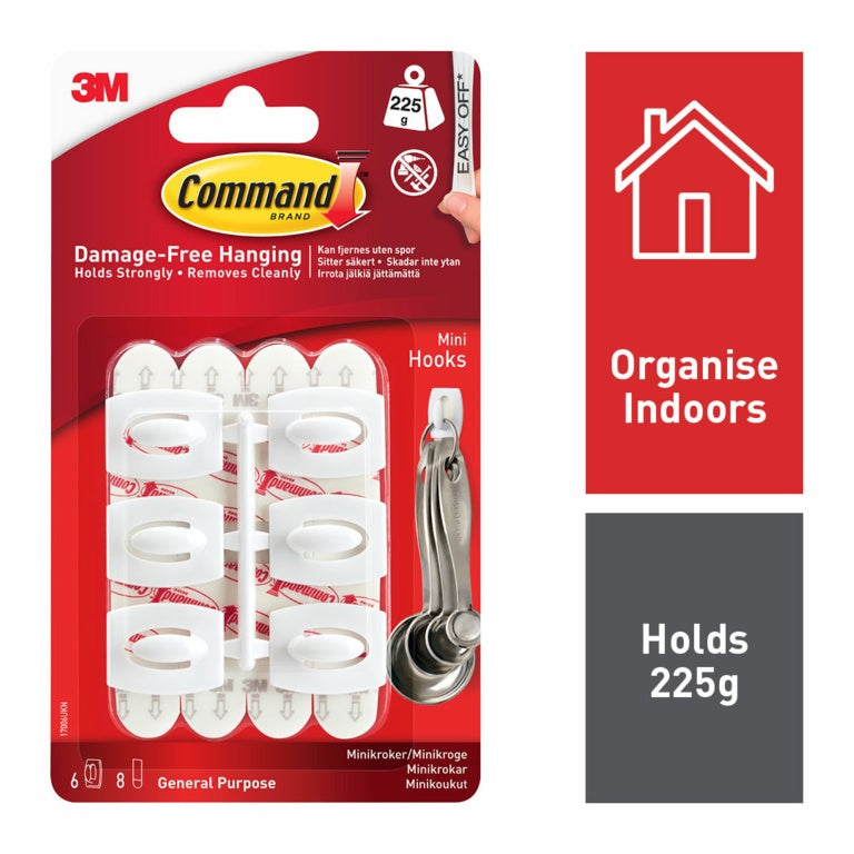 Damage Free Mini Hanging Hooks
