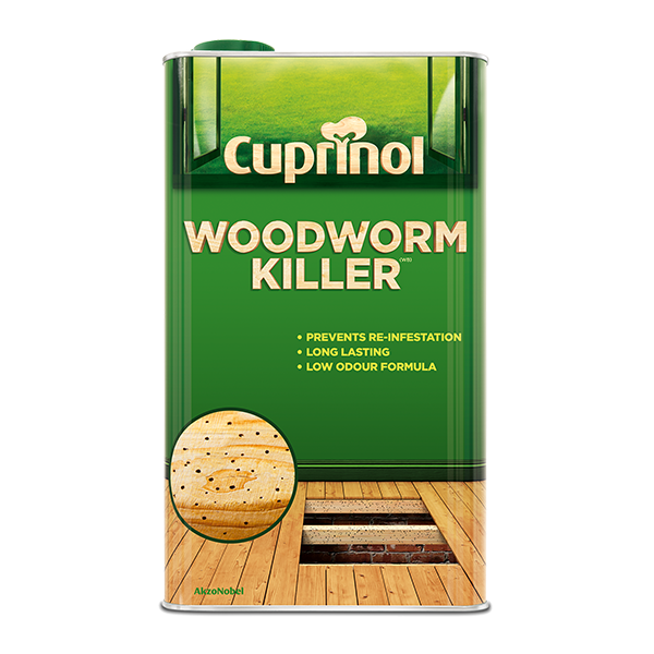 Cuprinol Woodworm Killer Low Odour 5L