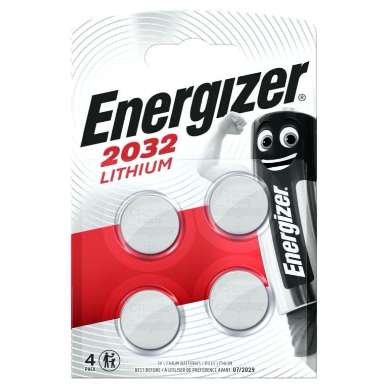Energiser 2032 Lithium Battery 4 Pack