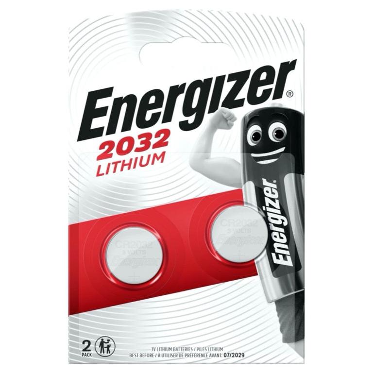 Energizer 2032 Lithium Battery 2 Pack