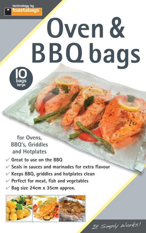 Oven & BBQ Bags Large Pack Of 10