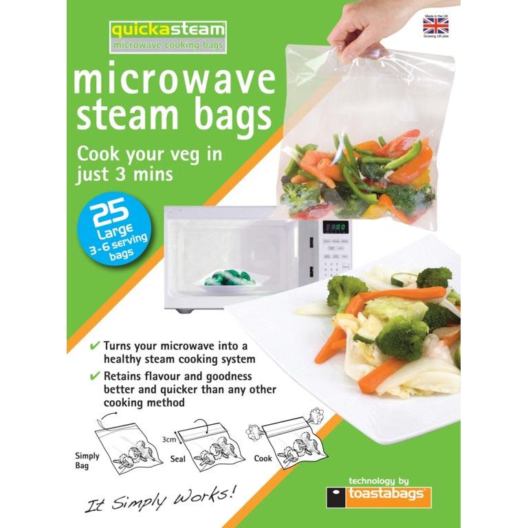 Quickasteam Microwave Steaming Bags
