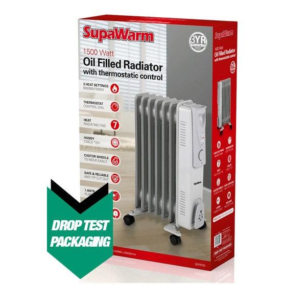 Supawarm 1500w Oil Filled Radiator