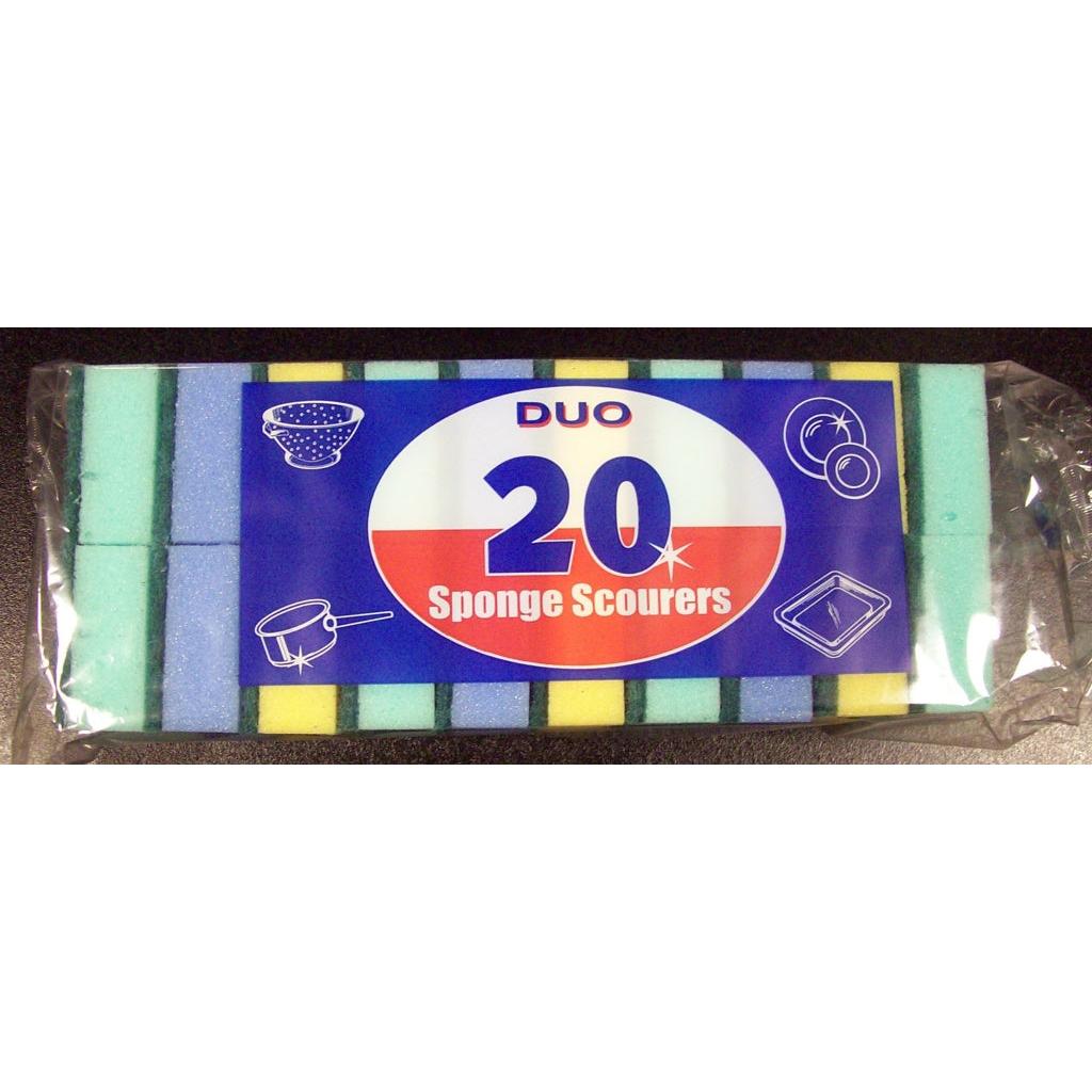 Duo Kitchen Sponge Scourers