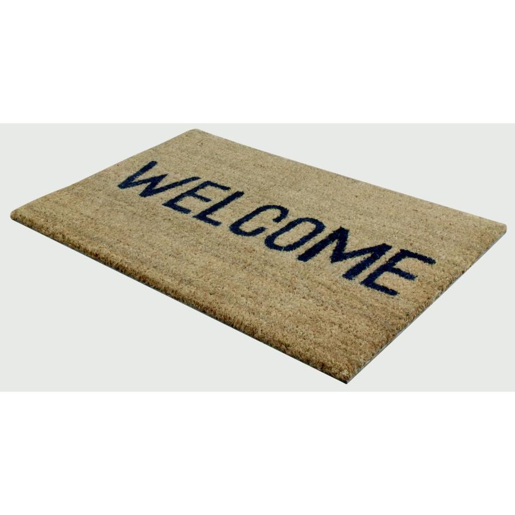 Welcome Latex Coir Doormat