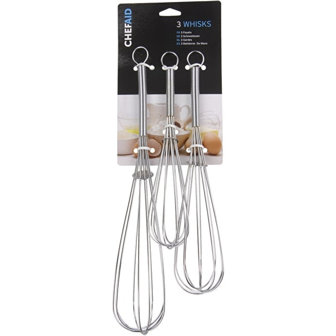ChefAid Whisks (Set of 3)