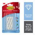 3M Clear Decorating Clips with Clear Strips