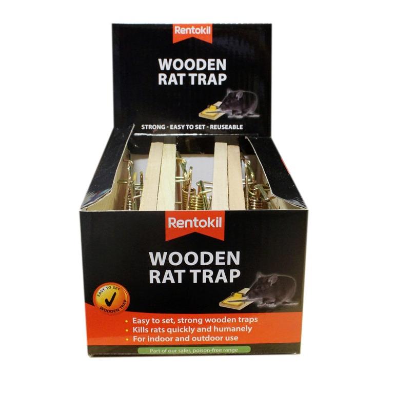 Rentokil Traditional Wooden Rat Trap
