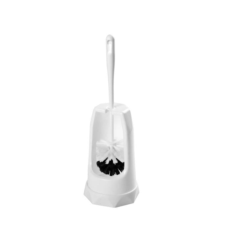 White Toilet Brush & Holder