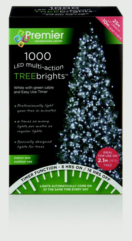 1000 LED Multi Action Treebrights With Timer