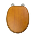 Croydex Wooden Pine Flexi-Fix Toilet Seat