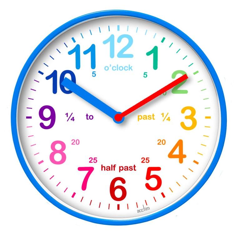 Wickford Kids Time Teach Clock 20cm