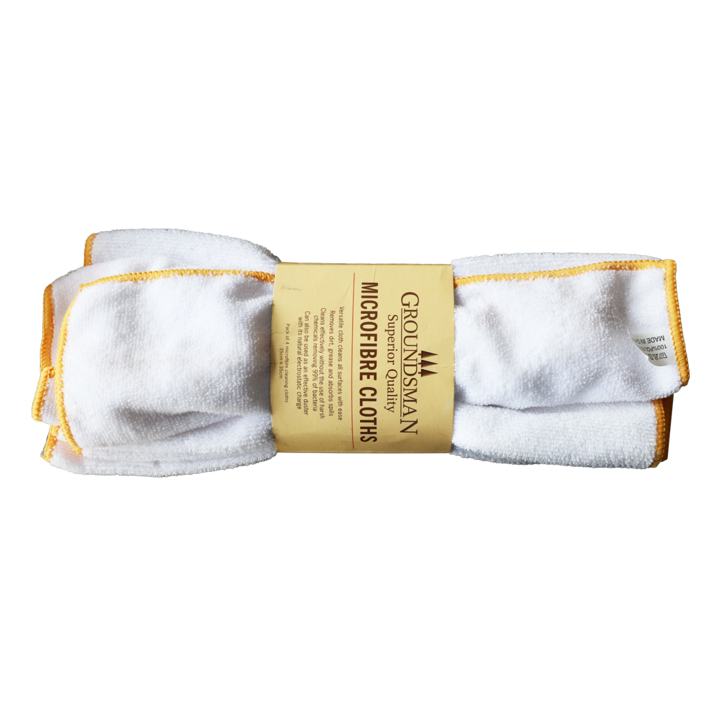 Groundsman Microfibre Cleaning Cloth Pack Of 4