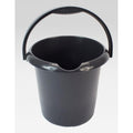 5L Black Plastic Bucket