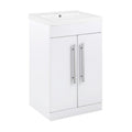 SP Avalon 2 Door Gloss White Basin Sink Unit 500mm