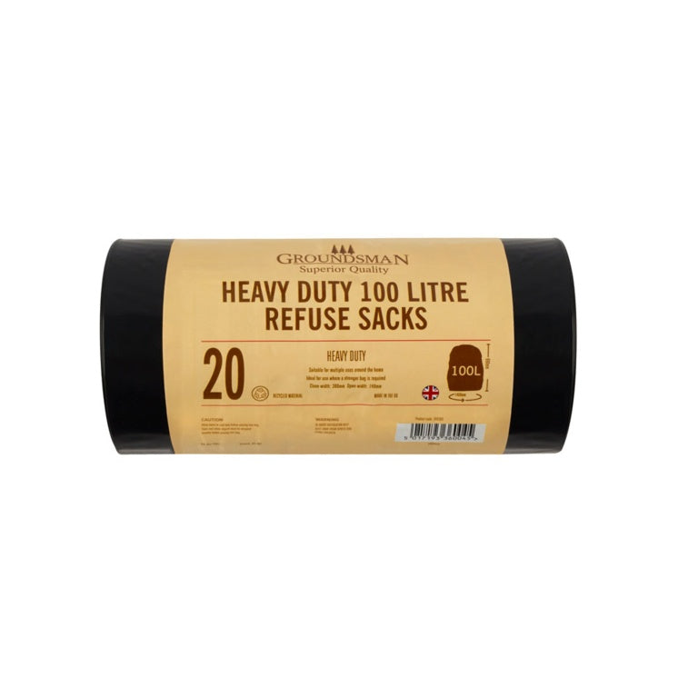 Groundsman Heavy Duty Refuse Sacks 20 Bags