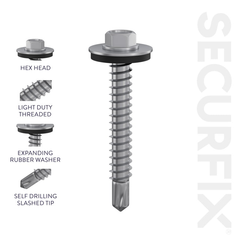 Self Drilling Roofing Screws 6.3 x 45mm