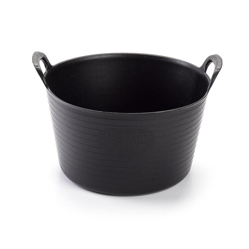Black Animal Feed Eco Tub 56L