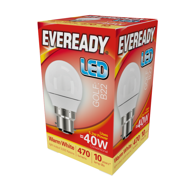 Eveready LED Golf Light Bulb 6w