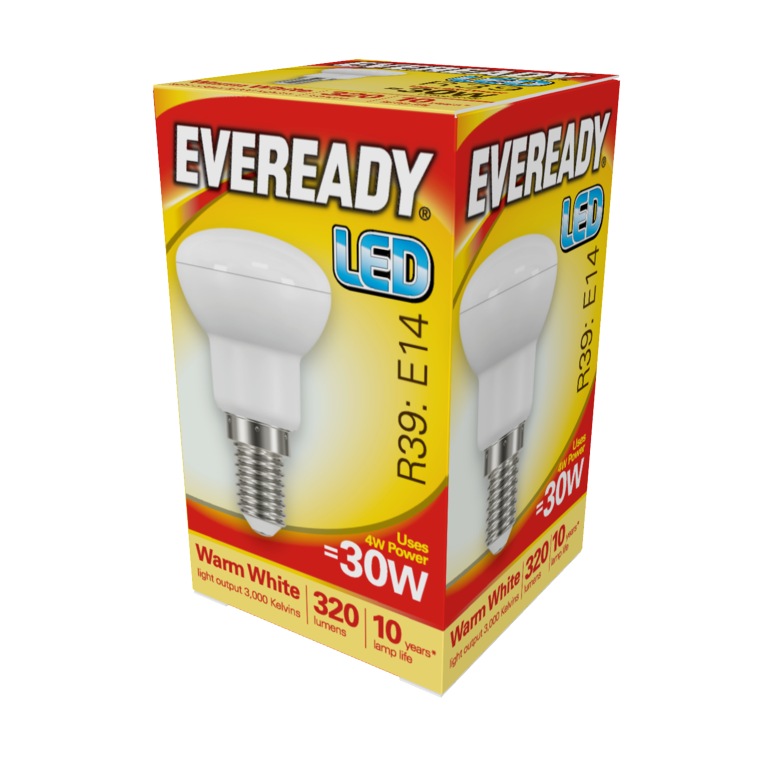 Eveready LED Replacement Lightbulb R39 4W Small Screw Type