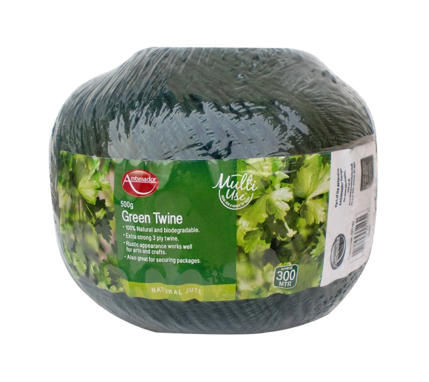 Ambassador 3ply Green Jute Twine Ball