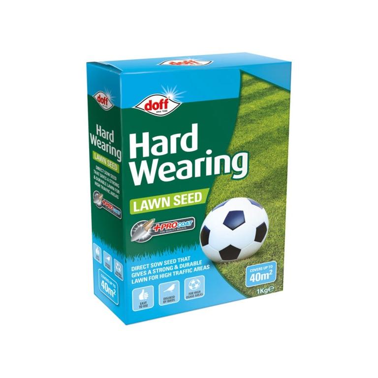 Duff Hardwearing Lawn Seed With Procoat 1kg