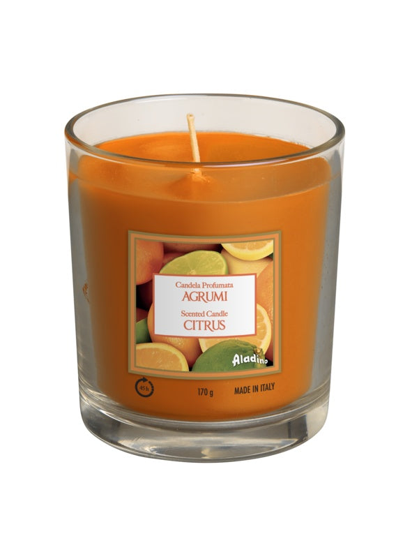 Citrus Scented Candle Jar Medium