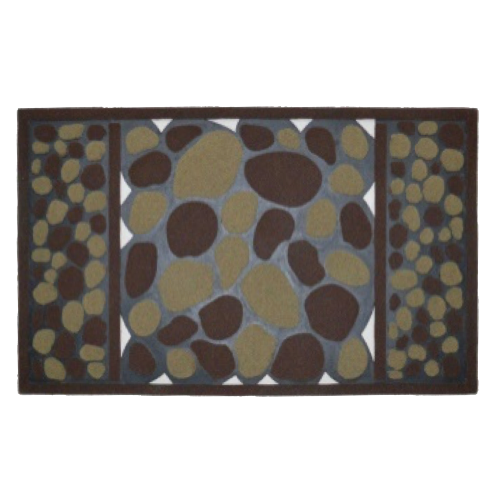 Easy Clean Stoney Flock Door Mat